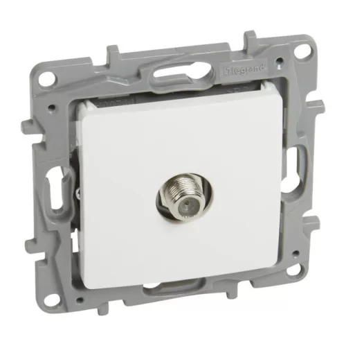 Legrand Niloé 764549 TV aljzat, IP21, fehér, süllyesztett