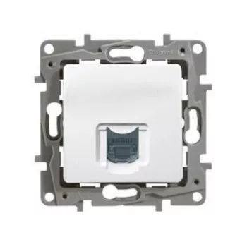 Legrand Niloé 764569 RJ11 telefonaljzat, IP20, fehér, süllyesztett