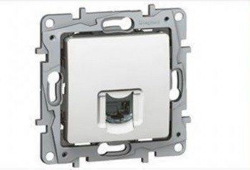 Legrand Niloé 764571 Informatikai csatlakozóaljzat 1xRJ45 Cat5e UTP fehér burkolattal keret nélkül (Legrand 764571) Legrand Niloé 764571 Informatikai csatlakozóaljzat 1xRJ45 Cat5e UTP fehér burkolattal keret nélkül (Legrand 764571)
