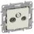 Legrand Niloé 764663 TV-R-SAT aljzat, IP21, bézs, süllyesztett