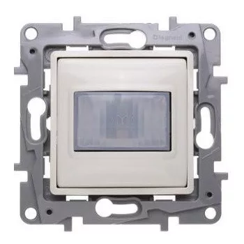   Legrand Niloé 764682 mozgásérzékelős kapcsoló 0-400W (ízzó és halogénlámpa), 180°, 3 vezetékes, bézs burkolattal keret nélkül, süllyesztett 250V (Legrand 764682)