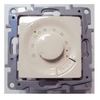 Legrand Niloé 764687 szobatermosztát, 8 A, IP30, bézs, süllyesztett
