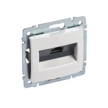   Legrand 770072 Valena RJ45 informatikai csatlakozóaljzat Cat.6A STP, fehér ( Legrand 770072 )