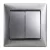 Legrand Valena 770105 csillárkapcsoló (105), 10 A, IP20, alumínium, süllyesztett