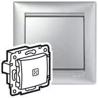 Legrand Valena 770110 egypólusú kapcsoló (101), 10 A, IP20, alumínium, süllyesztett