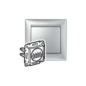   Legrand 770124 Valena hangszórócsatlakozó alumínium ( Legrand 770124 )