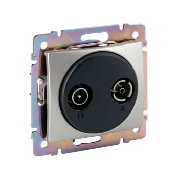 Legrand Valena 770132 TV-R aljzat, IP21, alumínium, süllyesztett