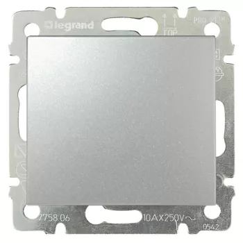Legrand Valena 770146 vakfedél, IP31, alumínium, süllyesztett