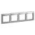 Legrand Valena 770154 4-es aluminium keret vízszintes elhelyezéssel (Legrand 770154)