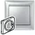 Legrand Valena 770180 burkolat, IP20, alumínium, süllyesztett