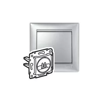 Legrand Valena 770223 hangszóróaljzat, IP20, alumínium, süllyesztett