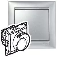 Legrand Valena 770226 szobatermosztát, IP30, alumínium, süllyesztett