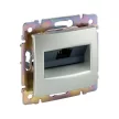 Legrand Valena 770238 Informatikai csatlakozóaljzat 1xRJ45 Cat5e UTP aluminium burkolattal keret nélkül (Legrand 770238)