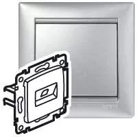 Legrand Valena 770242 RJ45 aljzat, IP20, alumínium, süllyesztett