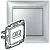 Legrand Valena 770244 RJ45 aljzat, IP20, alumínium, süllyesztett