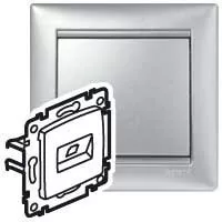 Legrand Valena 770246 RJ45 aljzat, IP20, alumínium, süllyesztett