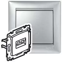 Legrand Valena 770247 RJ45 aljzat, IP20, alumínium, süllyesztett