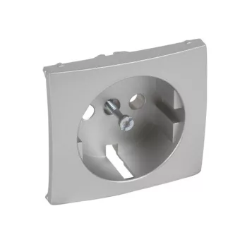   Legrand 770253 Valena 2P+F aljzat burkolat, gyermekvédelemmel, alumínium ( Legrand 770253 )