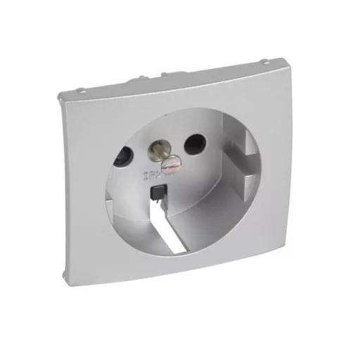 Legrand Valena 770257 földelt dugalj 2P+F, alumínium, süllyesztett