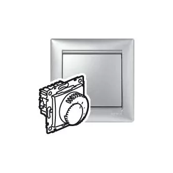Legrand Valena 770291 szobatermosztát, IP30, alumínium, süllyesztett
