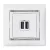 Legrand Valena 770470 USB dupla töltő, IP40, fehér, süllyesztett