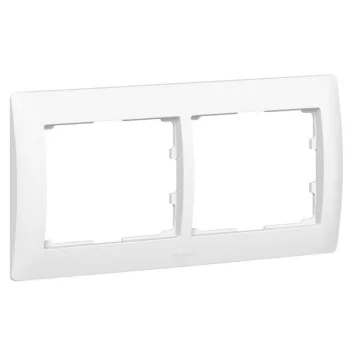   Legrand 771002 Galea Life keret 2-es vízszintes, fehér ( Legrand 771002 )