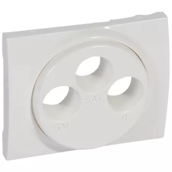   Legrand 771073 Galea Life TV-RD-SAT antenna-csatlakozóaljzat burkolat, fehér ( Legrand 771073 )