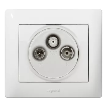   Legrand 771089 Galea Life TV-RD-SAT burkolat, fehér ( Legrand 771089 )