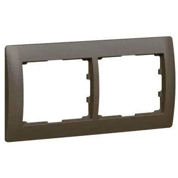   Legrand 771202 Galea Life keret 2-es vízszintes, mélybronz ( Legrand 771202 )