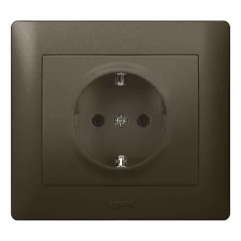   Legrand 771262 Galea Life 2P+F aljzat, rugós, mélybronz ( Legrand 771262 )