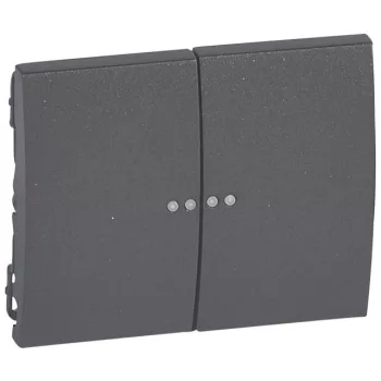   Legrand 771279 Galea Life kettős billentyű 2 fényjelzős,mélybronz ( Legrand 771279 )