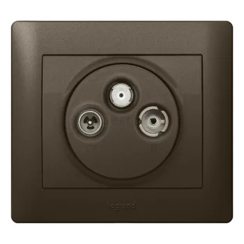   Legrand 771289 Galea Life TV-RD-SAT burkolat alumínium ( Legrand 771289 )