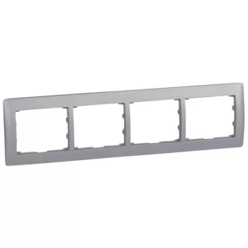   Legrand 771304 Galea Life keret 4-es vízszintes, alumínium ( Legrand 771304 )