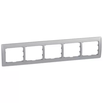   Legrand 771305 Galea Life keret 5-ös vízszintes, alumínium ( Legrand 771305 )