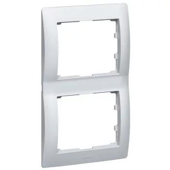   Legrand 771306 Galea Life keret 2-es függőleges, alumínium ( Legrand 771306 )