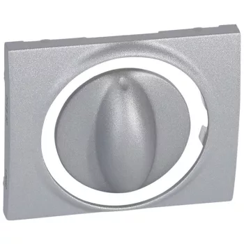   Legrand 771357 Galea Life forgatógombos kapcsoló burkolat, alumínium ( Legrand 771357 )