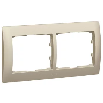   Legrand 771402 Galea Life keret 2-es vízszintes, titánium ( Legrand 771402 )