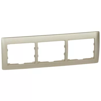   Legrand 771403 Galea Life keret 3-as vízszintes, titánium ( Legrand 771403 )