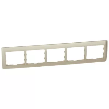   Legrand 771405 Galea Life keret 5-ös vízszintes, titánium ( Legrand 771405 )