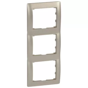  Legrand 771407 Galea Life keret 3-as függőleges, titánium ( Legrand 771407 )