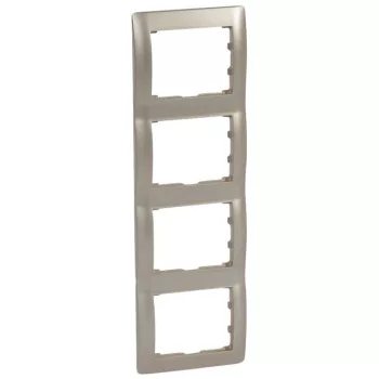   Legrand 771408 Galea Life keret 4-es függőleges, titánium ( Legrand 771408 )