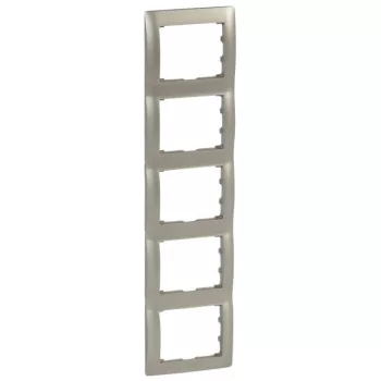   Legrand 771409 Galea Life keret 5-ös függőleges, titánium ( Legrand 771409 )
