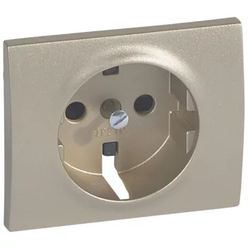   Legrand 771421 Galea Life 2P+F burkolat gyermekvédelemmel titánium ( Legrand 771421 )
