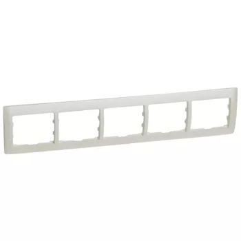   Legrand 771505 Galea Life keret 5-ös vízszintes, gyöngyház ( Legrand 771505 )