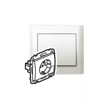   Legrand 771524 Galea Life 2P+F kiemelővel gyöngyház ( Legrand 771524 )