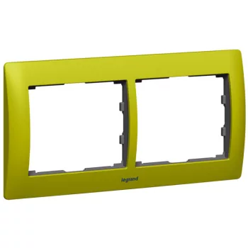   Legrand 771922 Galea Life keret 2-es vízszintes, csillámzöld ( Legrand 771922 )