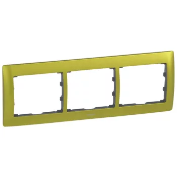   Legrand 771923 Galea Life keret 3-as vízszintes, csillámzöld ( Legrand 771923 )