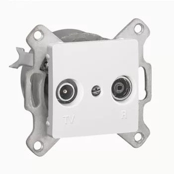   Legrand 773632 Cariva TV-RD aljzat végz 1,5 dB keret nélkül fehér ( Legrand 773632 )