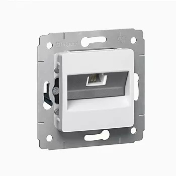   Legrand 773638 Cariva telefoncsatlakozó 1xRJ11 keret nélkül fehér ( Legrand 773638 )