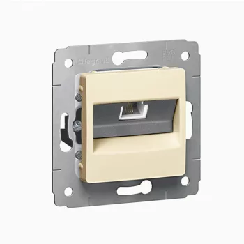   Legrand 773738 Cariva telefoncsatlakozó 1xRJ11 keret nélkül bézs ( Legrand 773738 )
